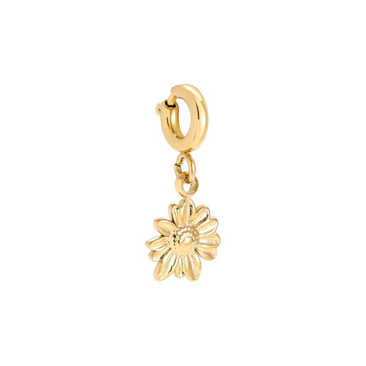 Blumen Charm - Gold