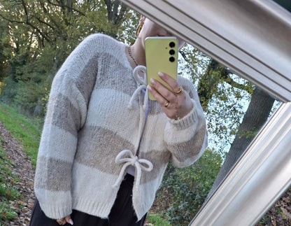 Classic Lines Bow Strickjacke