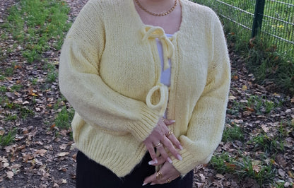 Sunny Bow Strickjacke