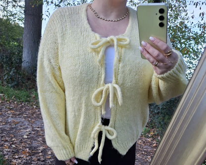 Sunny Bow Strickjacke