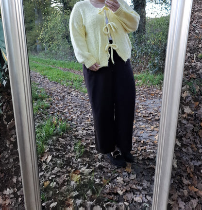 Sunny Bow Strickjacke