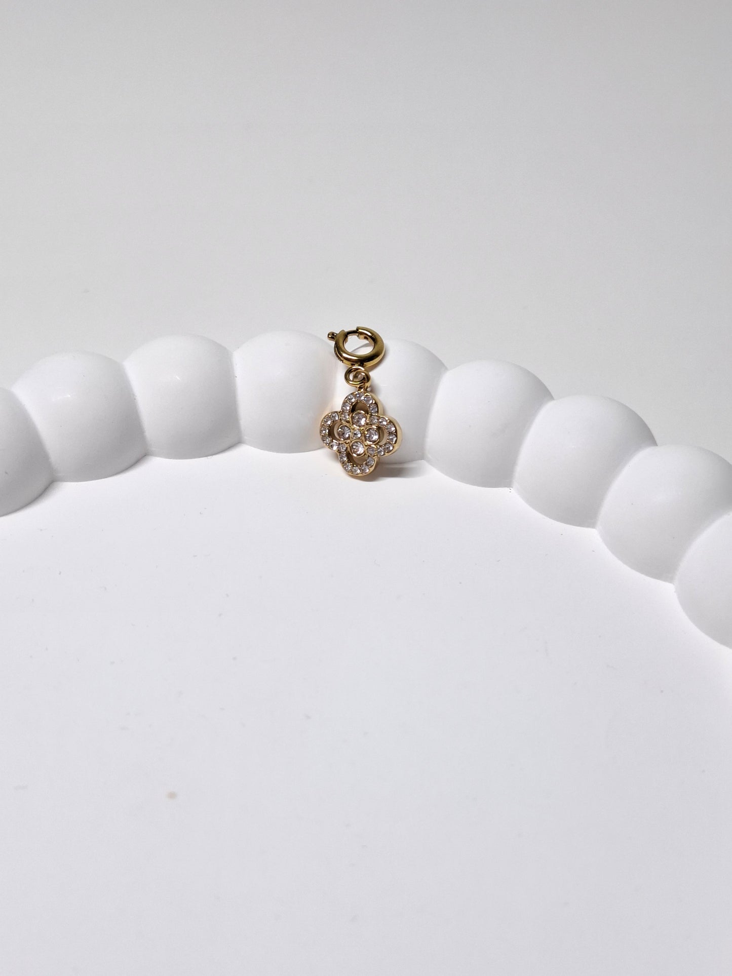 Sparkle-Clover Charm