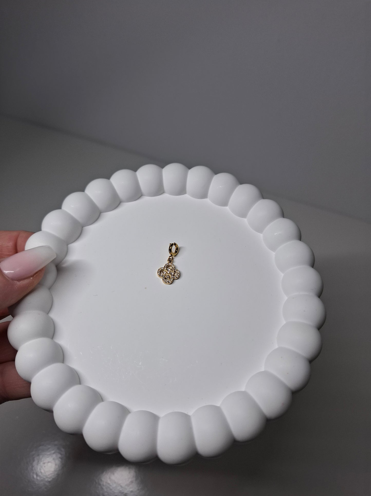 Sparkle-Clover Charm