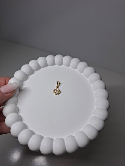 Sparkle-Clover Charm