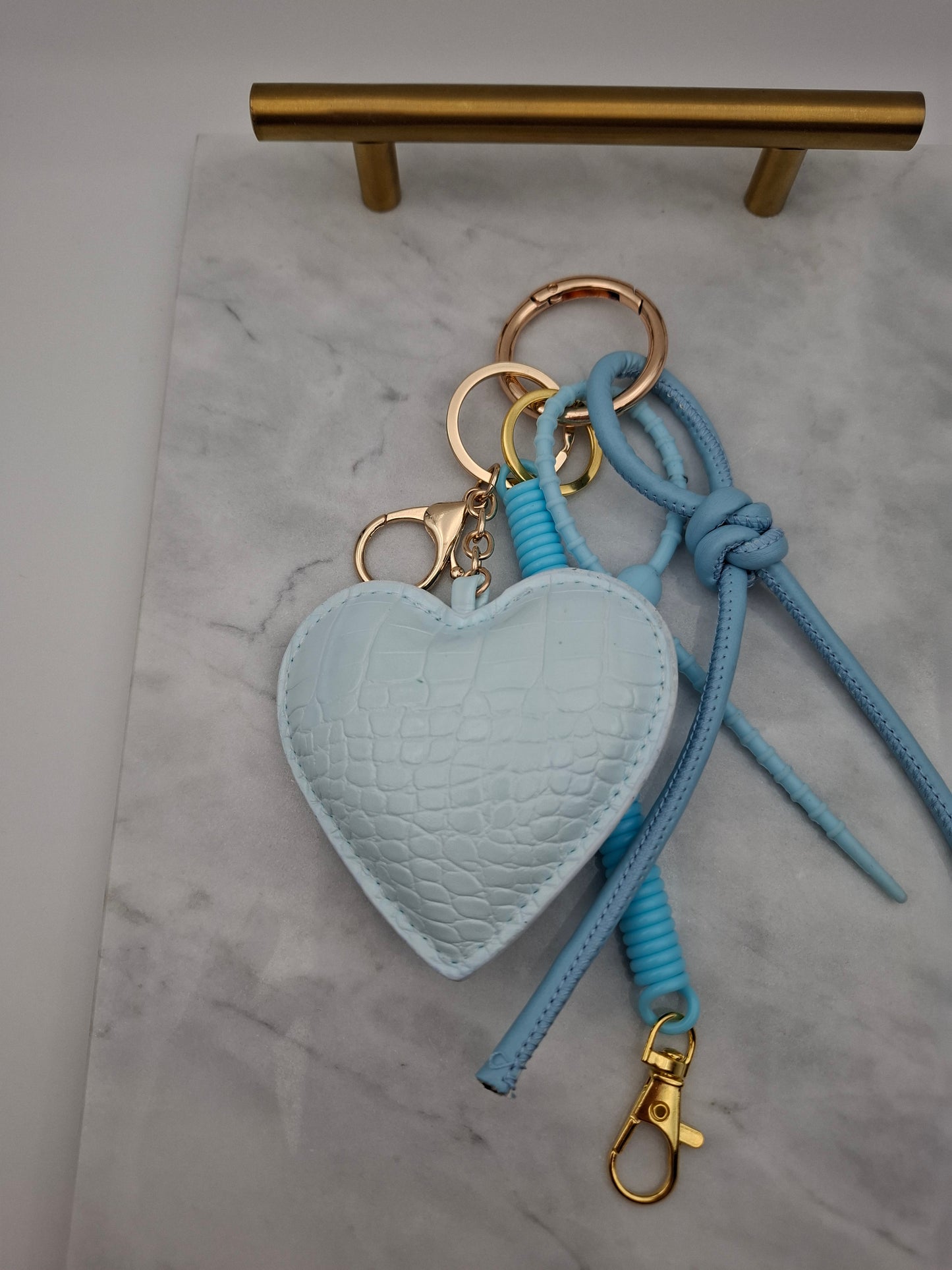 Love Schlüsselanhänger - Blau