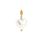 Herz Charm - Pearl