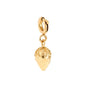 Erdbeeren Charm - gold