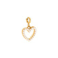 Herzchen Charm - Pearl